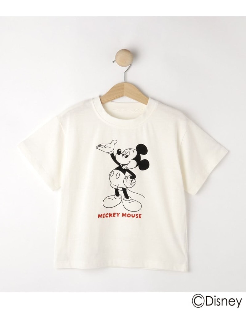 Rakuten - 【Disney】フロッキー加工デザインTシャツ SHOO・LA・RUE シューラルー トップス カットソー・Tシャツ ピンク ホワイト[Rakuten Fashion]
