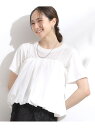 【SALE/20%OFF】【S-LL/2点セット】バルーンキャミ+Tシャツセット SHOO・LA・RUE シューラルー トップス アンサンブル ホワイト ブラッ...