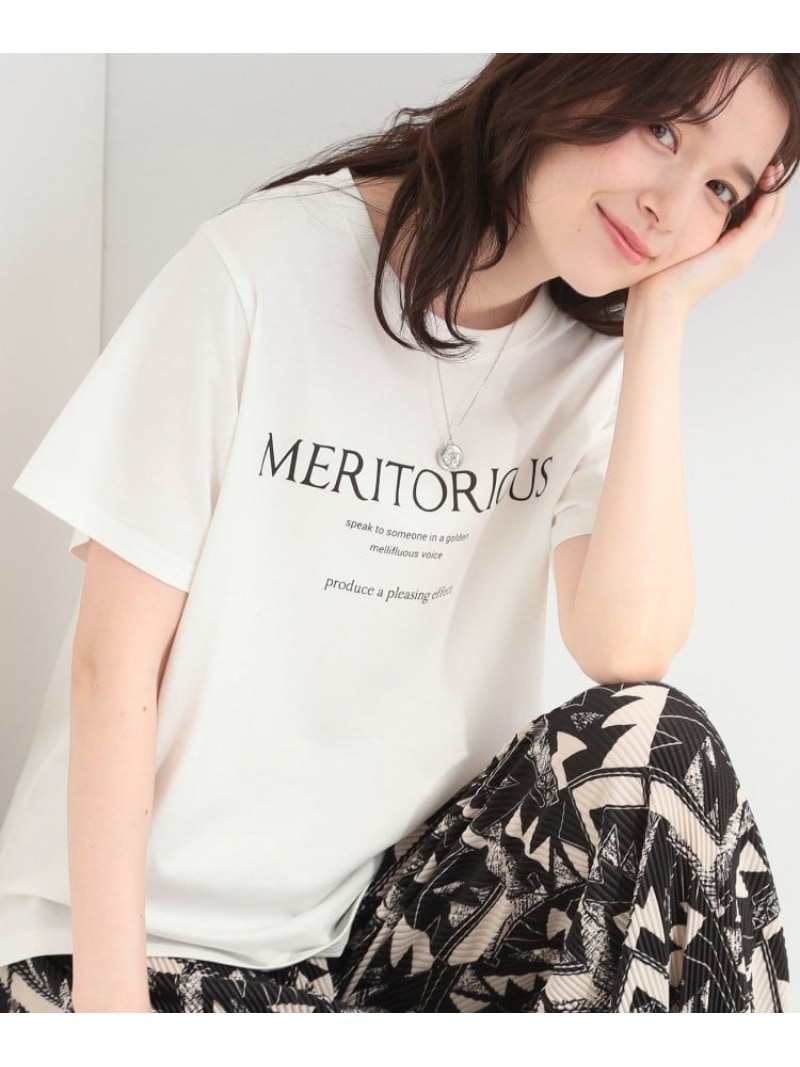 Rakuten - 【綿100%/ひんやり/S-LL/洗濯機可】選べる5柄 大人のこなれプリントTシャツ SHOO・LA・RUE シューラルー トップス カットソー・Tシャツ グレー ホワイト ブラック【先行予約】*[Rakuten Fashion]