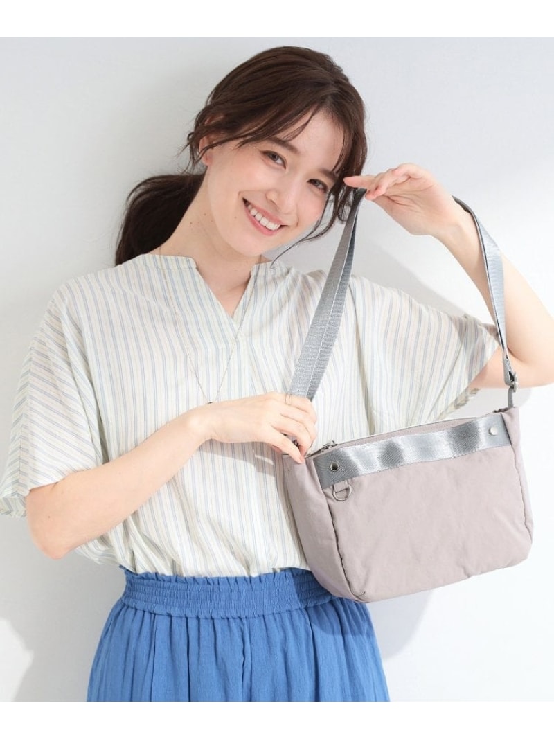 Rakuten - 【撥水】7ポケットミニショルダーバッグ SHOO・LA・RUE シューラルー バッグ ショルダーバッグ ブラック グレー【先行予約】*[Rakuten Fashion]