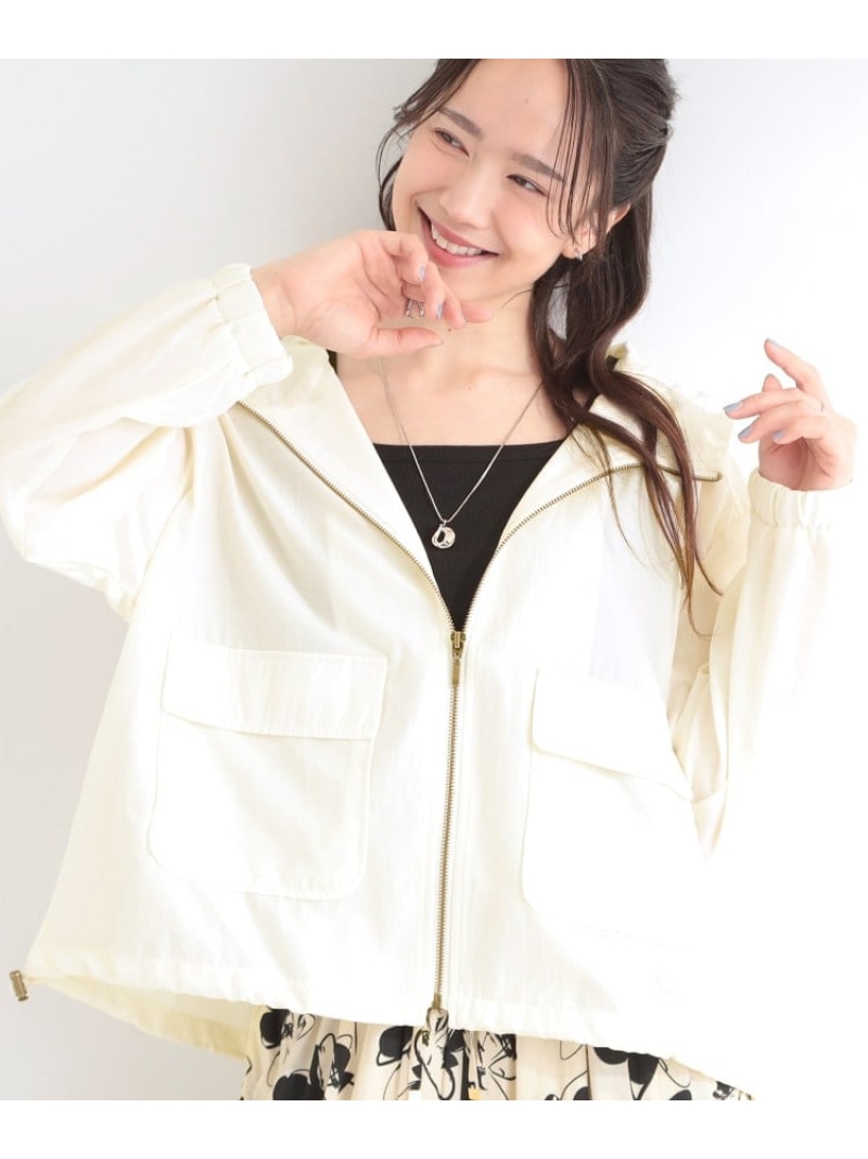 樂天商城 - 【SALE／10%OFF】【S-LL/UV】シルエット変化を楽しめる シアーフーディーブルゾン SHOO・LA・RUE シューラルー ジャケット・アウター ブルゾン・ジャンパー グレー ベージュ ホワイト【RBA_E】【送料無料】[Rakuten Fashion]