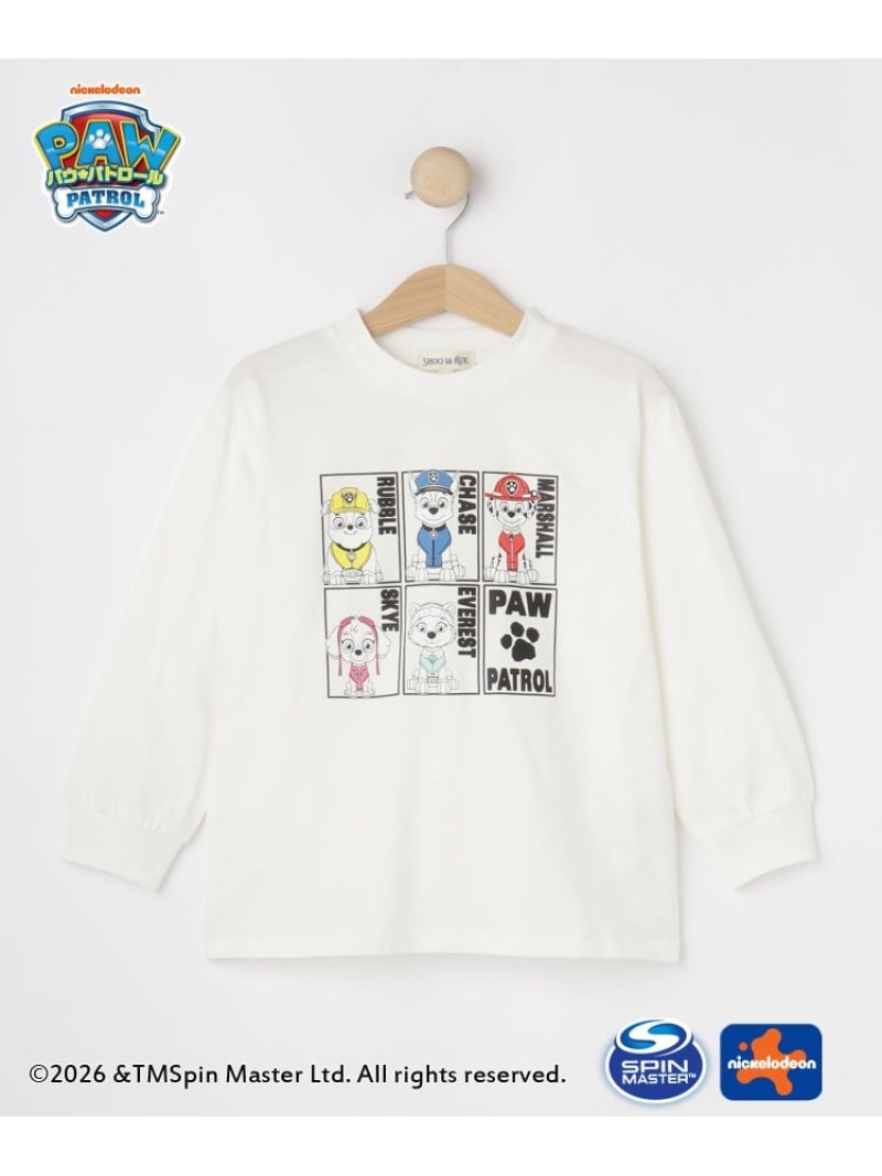 樂天商城 - 【PAW PATROL】プリントロンT SHOO・LA・RUE シューラルー トップス カットソー・Tシャツ ホワイト ネイビー[Rakuten Fashion]