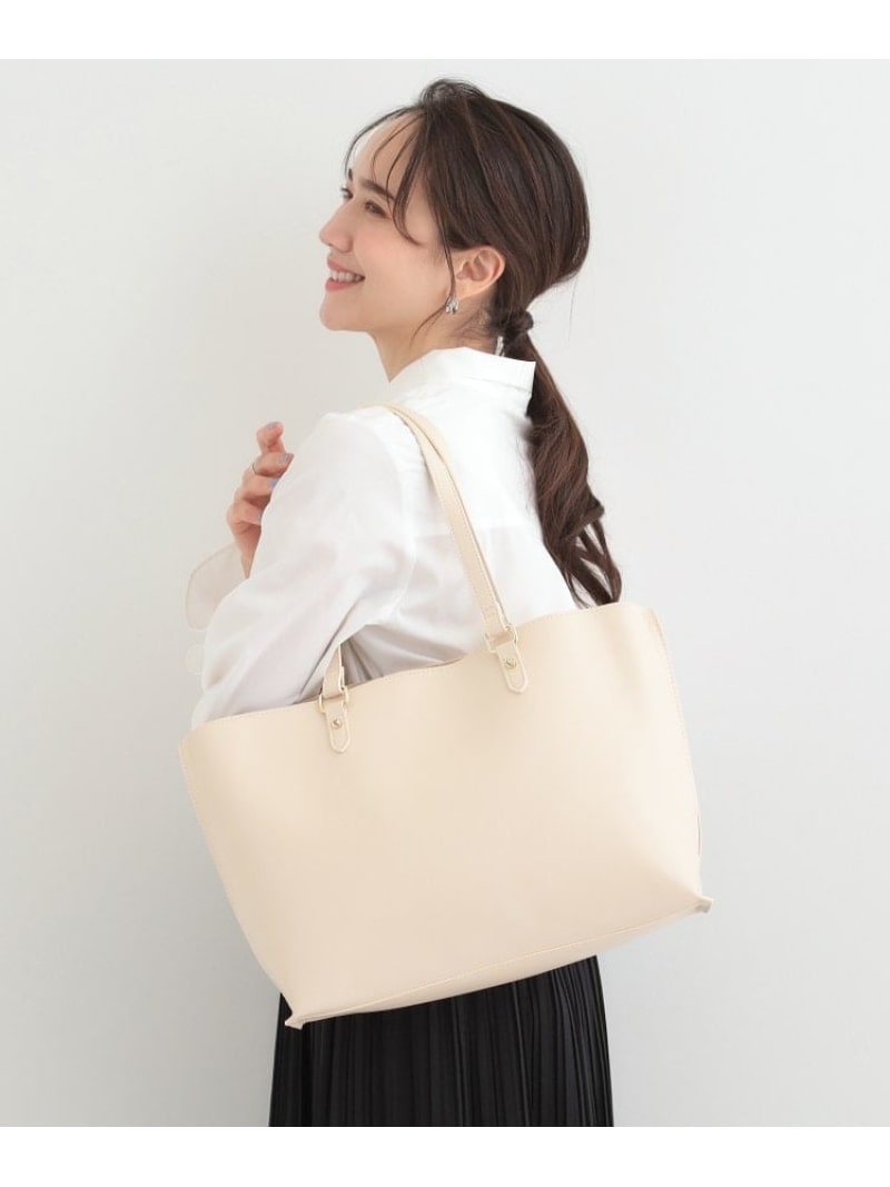 Rakuten - 【SALE／20%OFF】【A4】サイド配色トートバッグ SHOO・LA・RUE シューラルー バッグ トートバッグ ブラック ホワイト【RBA_E】【送料無料】[Rakuten Fashion]