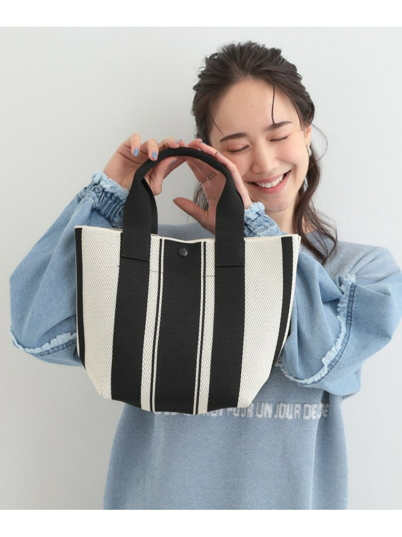 Rakuten - 【SALE／10%OFF】大人のカジュアルスタイルに ニットランチトートバッグ SHOO・LA・RUE シューラルー バッグ トートバッグ ブルー ブラック グレー【RBA_E】[Rakuten Fashion]
