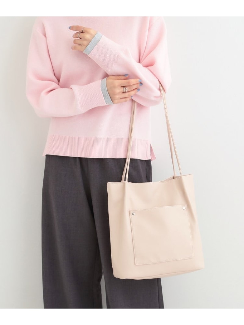 樂天商城 - 【SALE／20%OFF】【A4/軽量】多ポケットでらくらく収納 つまみハンドルトートバッグ SHOO・LA・RUE シューラルー バッグ トートバッグ ホワイト グレー イエロー グリーン ブラック【RBA_E】[Rakuten Fashion]
