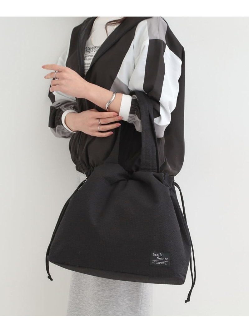 樂天商城 - 【SALE／5%OFF】ぽこぽこ生地ビッグトートバッグ SHOO・LA・RUE シューラルー バッグ トートバッグ ベージュ イエロー ブラック【RBA_E】【送料無料】[Rakuten Fashion]