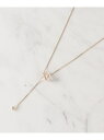 【SALE/35%OFF】【2WAY】ミニクリアリングネックレス SHOO・LA・RUE シューラルー アクセサリー・腕時計 ネックレス シルバー ピンク ゴー...