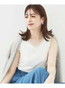 【SALE/50%OFF】【洗える/S-LL】シアーネックがこなれ見え リブタンクトップ SHOO・LA・RUE シューラルー トップス カットソー・Tシャツ ...