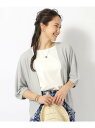 【SALE/30%OFF】【UV】女性らしさをプラスする ボレロカーディガン SHOO・LA・RUE シューラルー トップス カーディガン ブラック ブルー ピ...