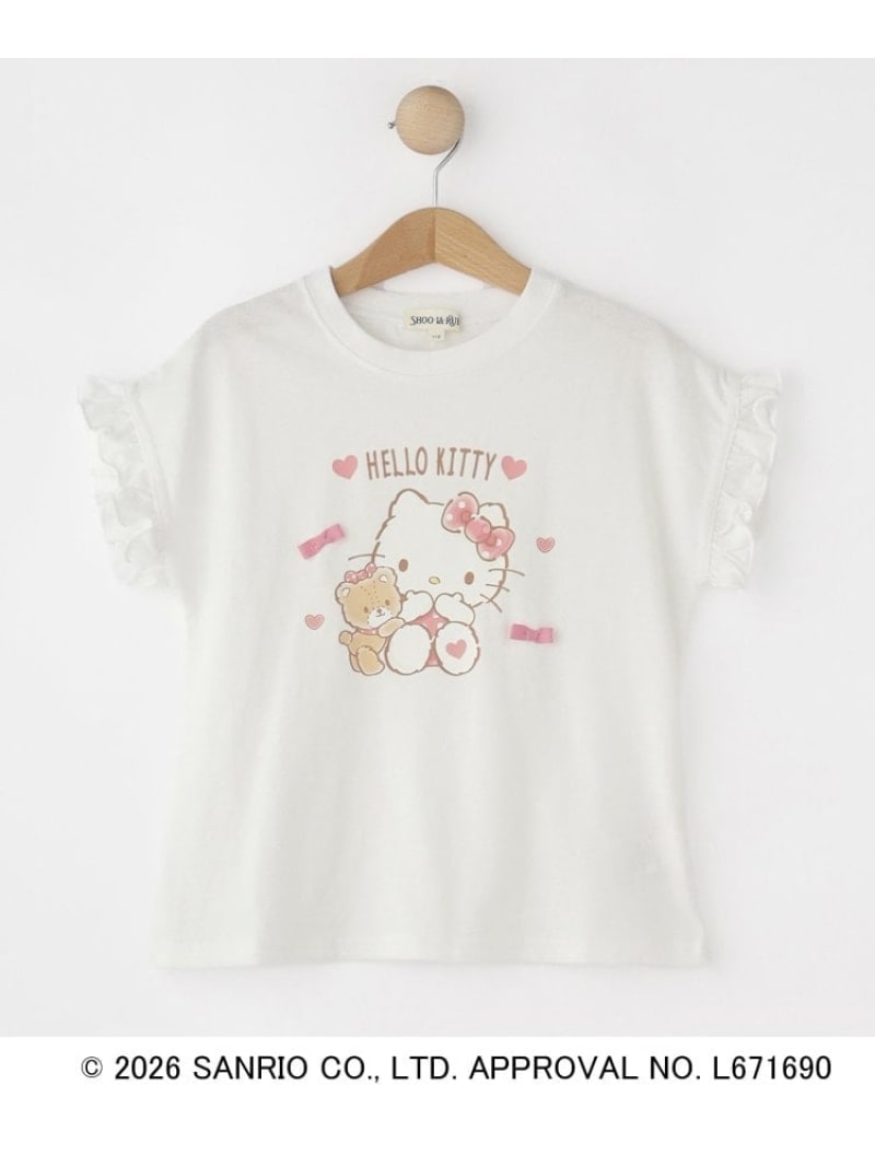 Rakuten - 【サンリオキャラクターズ】フリルデザインTシャツ SHOO・LA・RUE シューラルー トップス カットソー・Tシャツ パープル ブルー ホワイト[Rakuten Fashion]