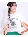 【SALE/40%OFF】【洗える/S-LL】選べる3柄 ベーシックプリントTシャツ SHOO・LA・RUE シューラルー トップス カットソー・Tシャツ ピン...