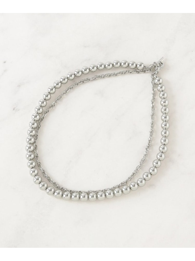 Rakuten - ボールチェーンスライドネックレス SHOO・LA・RUE シューラルー アクセサリー・腕時計 ネックレス シルバー[Rakuten Fashion]