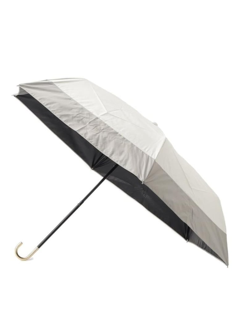 樂天商城 - 【because】【晴雨兼用】バイカラーが上品 コンパクト折り畳み傘 SHOO・LA・RUE シューラルー ファッション雑貨 折りたたみ傘 グレー ブラック グリーン ベージュ ホワイト ピンク ブルー[Rakuten Fashion]
