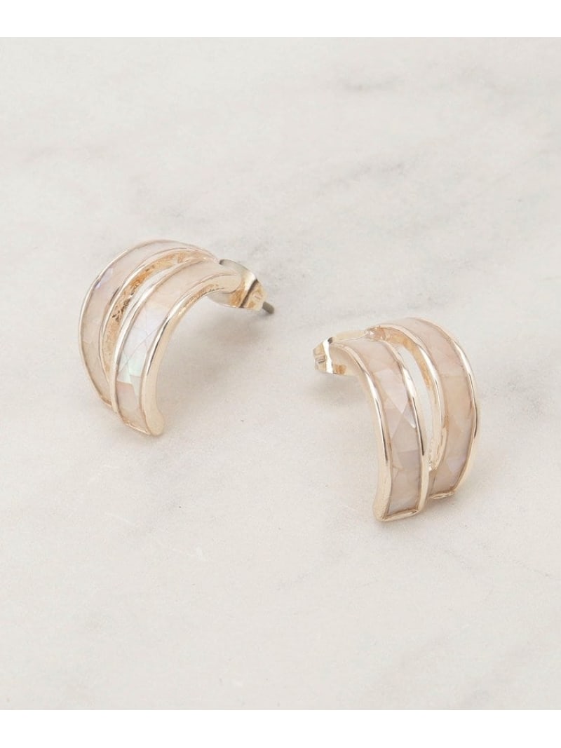Rakuten - シェルエポピアス SHOO・LA・RUE シューラルー アクセサリー・腕時計 ピアス ゴールド シルバー[Rakuten Fashion]