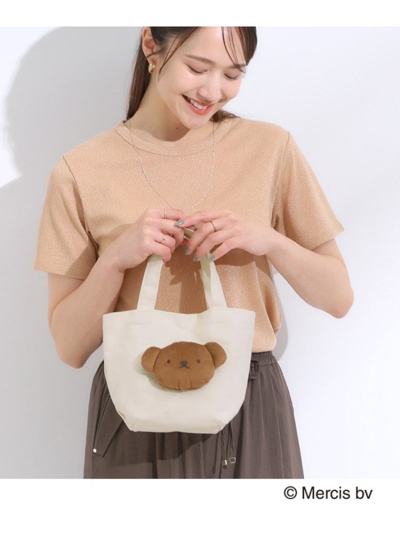 樂天商城 - 【miffy/boris】立体フェイストート SHOO・LA・RUE シューラルー バッグ トートバッグ ホワイト ブラック[Rakuten Fashion]