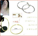 フープ イヤリング/大ぶり/25mm/フープ イアリング ゴ...