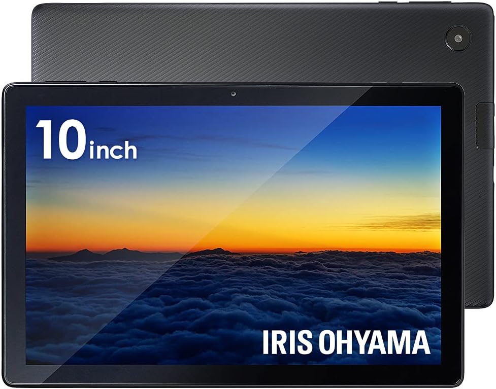 展示品 アイリスオーヤマ タブレット LUCA 10インチ Android 10 wi-fi対応 32GB 4コアCPU TE101N1-B 広視野角の液晶を搭載 メインメモリ(2GB) Bluetooth(R)4.2