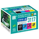 ecorica/エコリカ 互換リサイクルインクカートリッジ ブラザー LC3117-4PK 4色パック ECI-BR3117-4P(2)