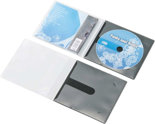 エレコム ディスクケース 省スペース CD 1枚収納 30枚パック ブラック CCD-DPC30BK スリムに整理可能 エレコム ディスクケース 省スペース CD 1枚収納 30枚パック ブラック CCD-DPC30BK スリムに整理可能