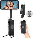 展示品 PowerVision PVD1C スマートフォン用ジンバルカメラ - 3軸ジンバル・防振機能・AI追尾・スマホ撮影アイテム・スマホ用カメラジンバル・便利な無線充電・人物認識・手モーション操作・Vlog・YouTube・TikTokに最適