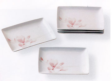 京都 たち吉 かれん 長角皿 5枚セット 誕生日・引き出物・結婚祝い・記念品・新築祝い・開店祝い・開業祝い・内祝い　プレゼント・ギフト・贈り物に最適！業務用にも！のサムネイル