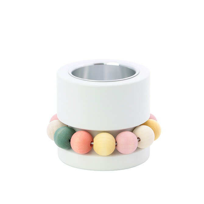 アーリッカ Aarikka プリンセスティーライト キャンドルホルダー （ホワイト×マルチカラー） Prinsessa tealight candleholder B7775 C008 P202 White multicolor カラフル アアリッカ インテリア雑貨 北欧 かわいい おしゃれ ギフト プレゼント