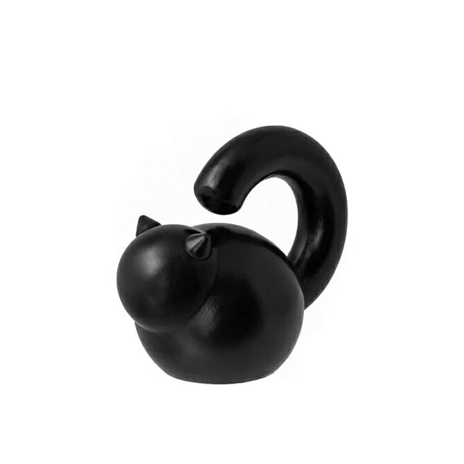 アーリッカ Aarikka キャット スカルプチャー （ブラック） 新作 B08517 08517 8517 Cat sculpture U10..