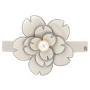 アレクサンドル ドゥ パリ ALEXANDRE DE PARIS カメリア バレッタ （アイボリー） AA8 17946 02I CAMELIA BARRETTE フランス製 プレゼント サクラ ヘアクリップ ヘアアクセサリー 髪留め ハンドメイド レディース ギフト対応 【送料無料】