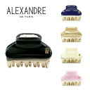 アレクサンドル ドゥ パリ ALEXANDRE DE PARIS ヴァンドームクリップ Sサイズ （5色） ICC45 14339 02 VENDOME CLIP S PINCES VENDOME フランス製 プレゼント ヘアクリップ ヘアアクセサリー 髪留め スモール ハンドメイド レディース ギフト対応