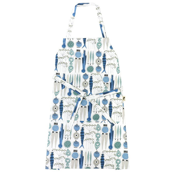 エプロン レディース（5000円程度） アルメダールス Almedahls ピクニック エプロン （ブルー / スモール） Picknick apron 101909 0026 キッチン雑貨 おしゃれ かわいい 北欧 プレゼント 雑貨 ギフト対応 【送料無料（一部地域除く）】