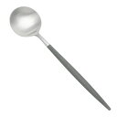 クチポール Cutipol ゴア ディナースプーン 211mm (グレー×シルバー) GGO 05 GOA Gray Silver Dinner Spoon カ...