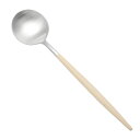 クチポール Cutipol ゴア ディナースプーン 211mm (アイボリー×シルバー) IGO 05 GOA Ivory Silver Dinner Spoo...