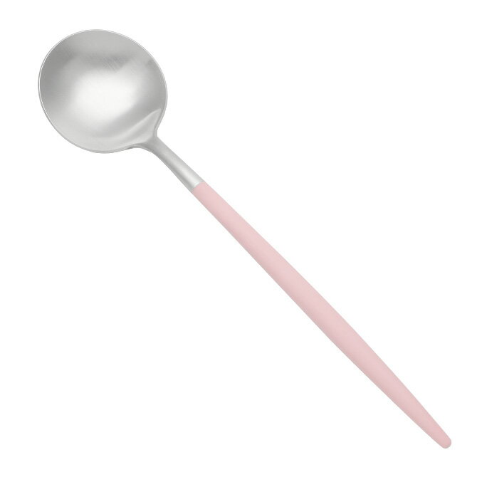 クチポール Cutipol ゴア ディナースプーン （ピンク×シルバー） PGO 05 GOA Pink Silver Dinner Spoon 211mm カトラリー マットシルバー テーブルスプーン キッチン雑貨 北欧 ポルトガル プレゼント ギフト対応 【メール便なら送料無料】