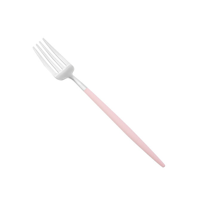 クチポール Cutipol ゴア デザートフォーク （ピンク×シルバー） PGO 07 GOA Pink Silver Dessert Fork 185mm カトラリー マットシルバー テーブルフォーク キッチン雑貨 北欧 ポルトガル プレゼント ギフト対応【メール便なら送料無料】