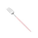 クチポール Cutipol ゴア デザートフォーク （ピンク×シルバー） PGO 07 GOA Pink Silver Dessert Fork 185mm カトラリー マットシルバー テーブルフォーク キッチン雑貨 北欧 ポルトガル プレゼント ギフト対応【メール便なら送料無料】 2