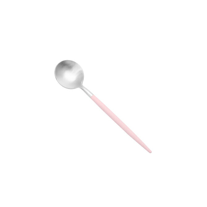 クチポール Cutipol ゴア ティースプーン （ピンク×シルバー） PGO 11 GOA Pink Silver Tea Spoon 127mm カトラリー マットシルバー テーブルスプーン キッチン雑貨 北欧 ポルトガル プレゼント ギフト対応 