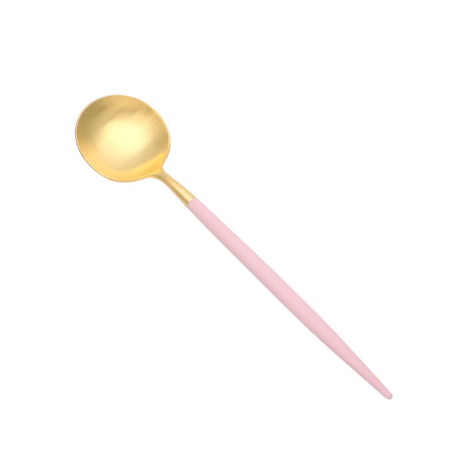 クチポール Cutipol ゴア デザートスプーン （ピンク×ゴールド） PGO GB 08 GOA Pink Gold Dessert Spoon 178mm カトラリー スプーン キッチン雑貨 北欧 ポルトガル プレゼント ギフト対応 【メール便なら送料無料】