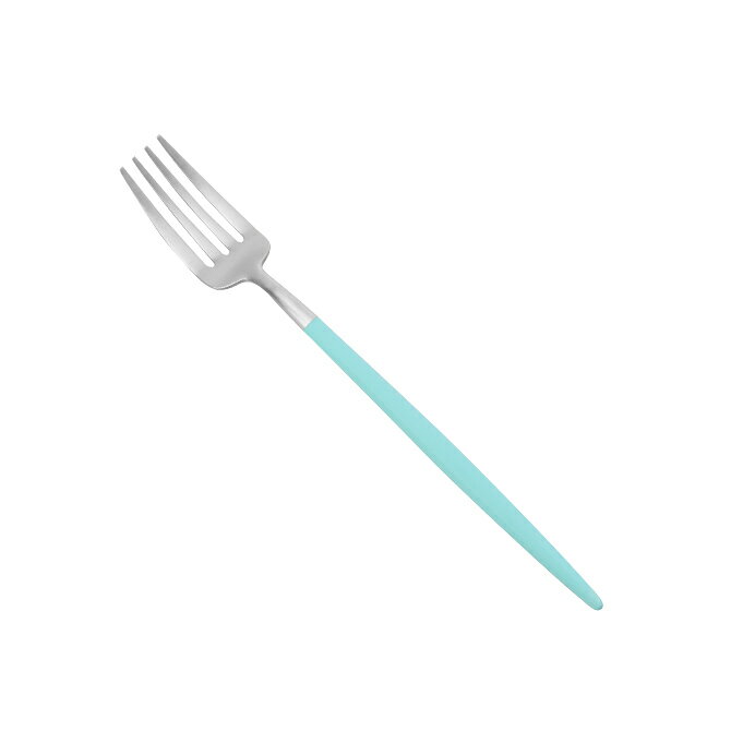 クチポール Cutipol ゴア デザートフォーク （ターコイズ×シルバー） TGO 07 GOA Turquoise Silver Dessert Fork 185mm カトラリー マットシルバー フォーク キッチン雑貨 北欧 ポルトガル プレゼント ギフト対応 