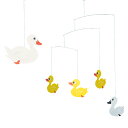 フレンステッド モビール FLENSTED mobiles The Ugly Duckling （ホワイト×イエロー） アグリー ダクリング 012 鳥 あひる アヒル みにくいアヒルの子 インテリア デコレーション 北欧 プレゼント おしゃれ 雑貨 デンマーク ギフト対応 