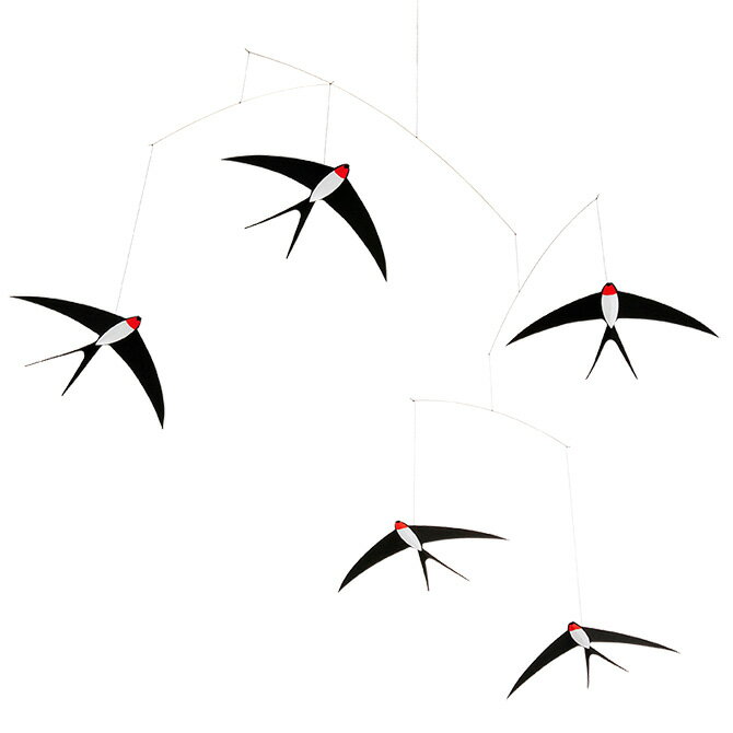 フレンステッド モビール FLENSTED mobiles Flying Swallows 5 （ブ ...