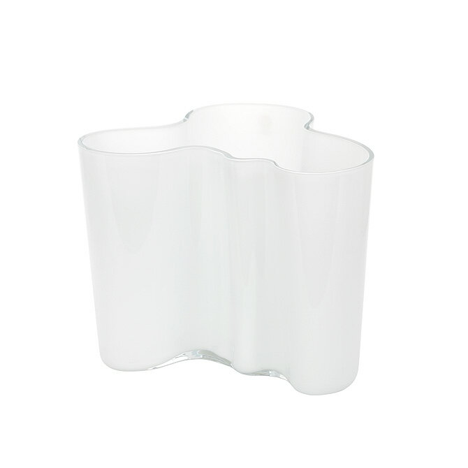 イッタラ Iittala アルヴァ・アアルトコレクション ベース （ホワイト） 12.0cm 1007040 Alvar Aalto Collection Vase 120mm white フラワーベース 花瓶 白 おしゃれ 北欧 プレゼント ガラス インテリア ギフト対応 【送料無料】