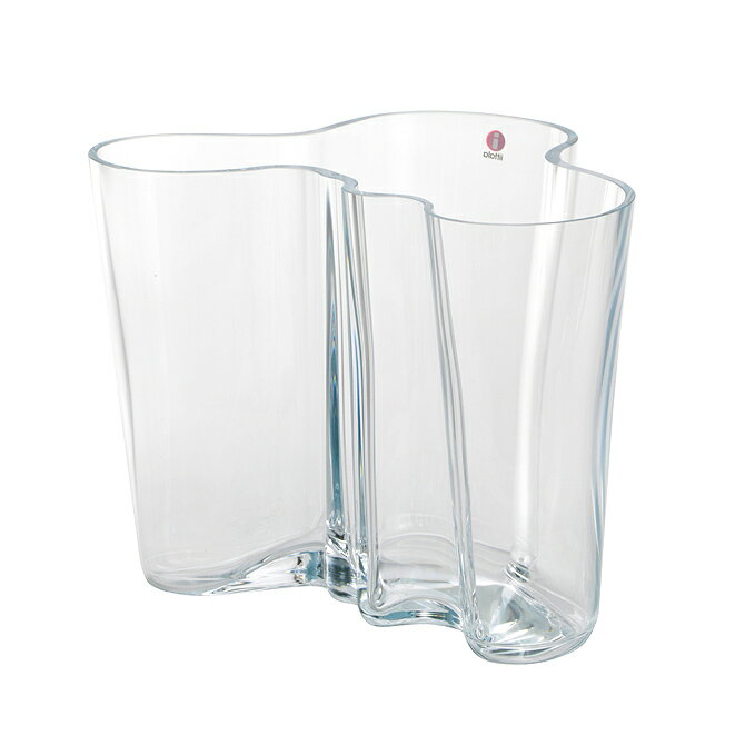 イッタラ Iittala アルヴァ・アアルトコレクション ベース （クリア） 16.0cm 1007041 Alvar Aalto Collection Vase 160mm clear フラワーベース 花瓶 透明 おしゃれ 北欧 ガラス インテリア  