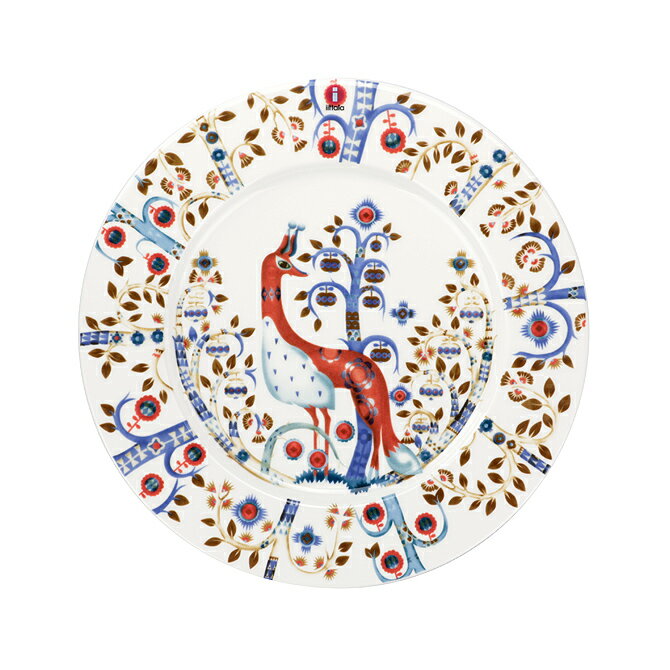 キッチン雑貨（3000円程度） イッタラ Iittala タイカ プレート （ホワイト） 22cm 1012440 Taika Plate white 絵皿 食器 お皿 陶器 装飾品 キッチン雑貨 おしゃれ かわいい 北欧 プレゼント 雑貨 ギフト対応