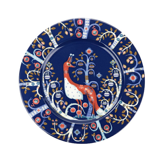 イッタラ Iittala タイカ プレート （ブルー） 22cm 1012442 Taika Plate blue 絵皿 食器 お皿 陶器 装飾品 キッチン雑貨 北欧 雑貨 おしゃれ かわいい ギフト プレゼント