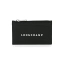 ロンシャン LONGCHAMP コインケース （ブラック） 3613 H67 001 ROSEAU ESSENTIAL Coin Pouch 黒 Noir カードケース レザー ロゴ ポーチ シンプル プレゼント おしゃれ かわいい ギフト対応 【送料無料】