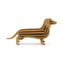 ロヴィ lovi ダックスフンド 12cm (シナモンブラウン) DACHSHUND CINNAMON BROWN 犬 イヌ いぬ グリーディングカード 組み立...