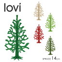 ロヴィ lovi クリスマス ミニツリー 14cm (5色) SPRUCE TREE 木 スプルース グリーディングカード 組み立て 3D オーナメント かわい...
