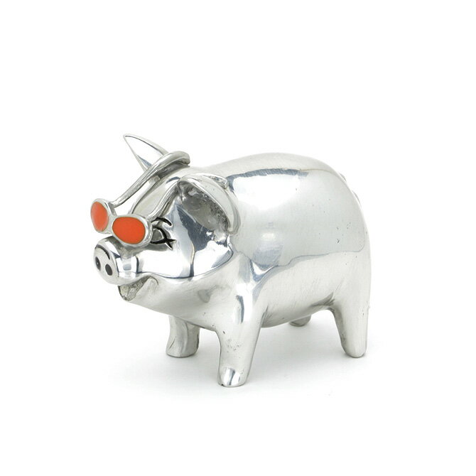 ロイファー LOYFAR ペーパーウェイト ピッグ (シルバー) PAPER WEIGHT PIG PP004L 重し 豚 ブタ ぶた インテリア おしゃれ かわいい 雑貨 ギフト プレゼント