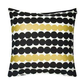 マリメッコ marimekko ラシィマット クッションカバー 50x50cm （ホワイト×ゴールド） 069802 129 Rasymatto cushion cover 丸