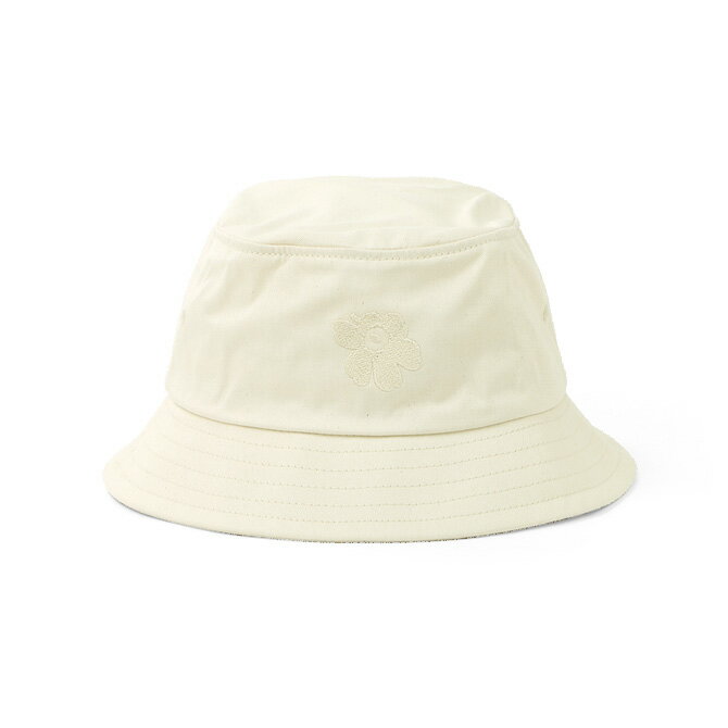 マリメッコ marimekko マキカウラ バケットハット （コットン） 091999 100 Makikaura Solid Hat 刺しゅう 白 ナチュラル 帽子 Sサイズ 【送料無料】